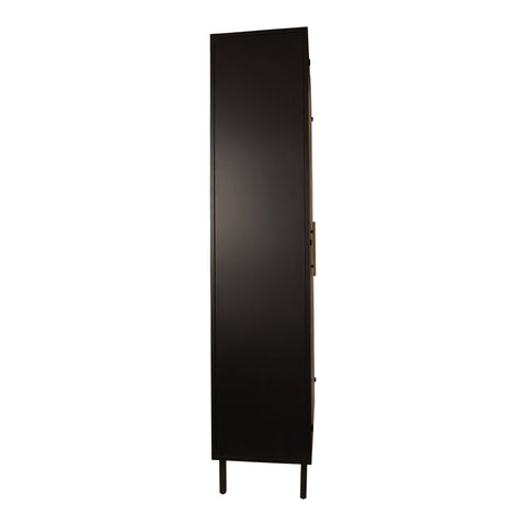 Sayan cabinet negro y dorado