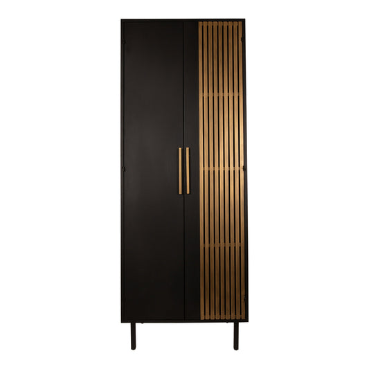 Sayan cabinet negro y dorado