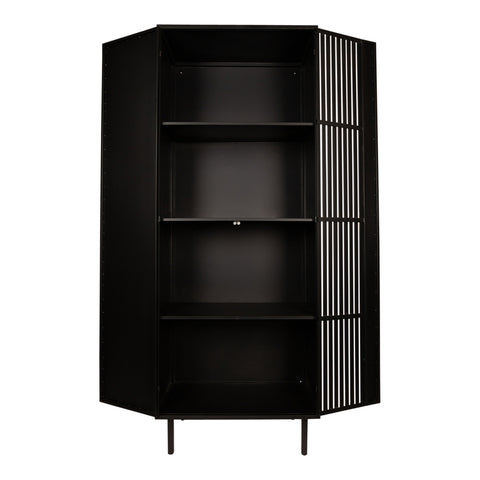 Sayan cabinet negro y dorado