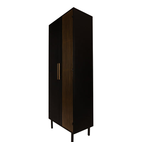 Sayan cabinet negro y dorado