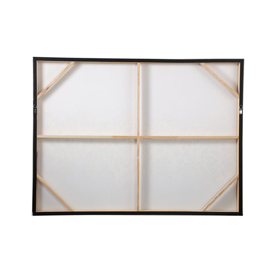 Onda de panel de pared de lienzo natural de Sheban