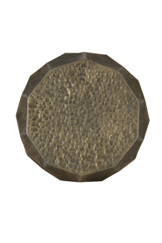 Side table Kalan - Antique Gold - Ø37x42.5cm