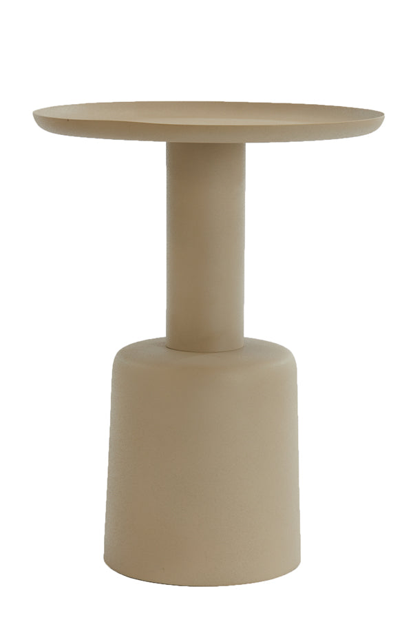 Table d'appoint Ø39x52 cm MILAKI beige