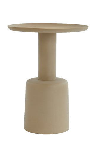 Table d'appoint Ø39x52 cm MILAKI beige