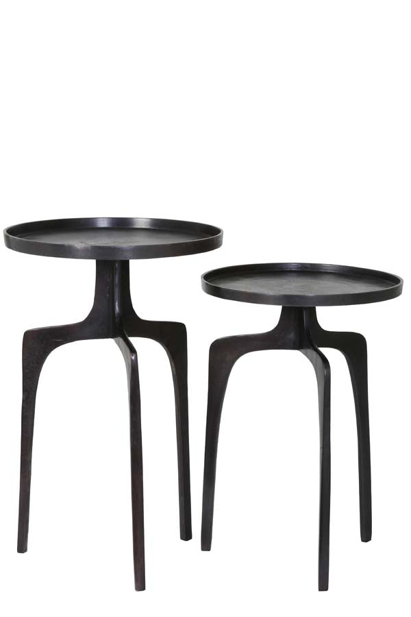 Side table PANO - bronze - set of 2