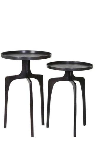 Side table PANO - bronze - set of 2