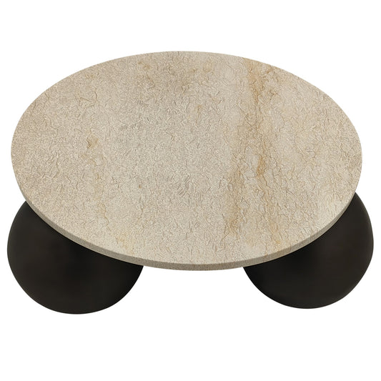 Skippy coffee table beige marble