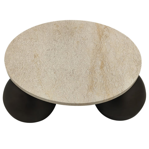 Skippy coffee table beige marble