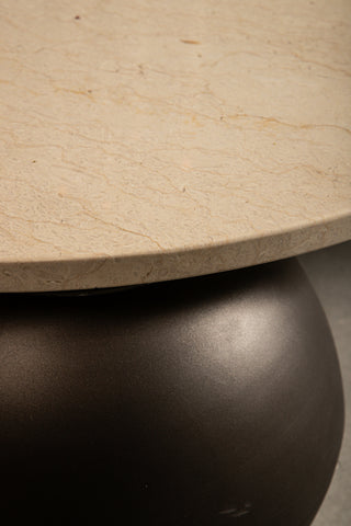 Skippy coffee table beige marble