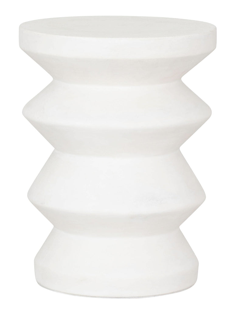 Taburete Zig Zag Blanco
