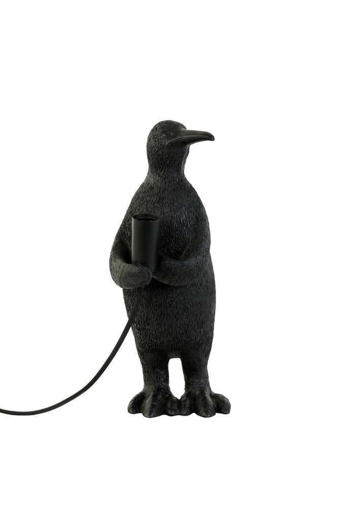 Table lamp Penguin - Black - 16x13x34cm