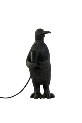 Table lamp Penguin - Black - 16x13x34cm