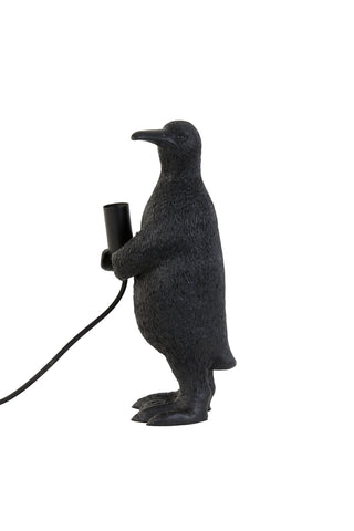 Table lamp Penguin - Black - 16x13x34cm