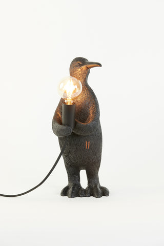 Table lamp Penguin - Black - 16x13x34cm