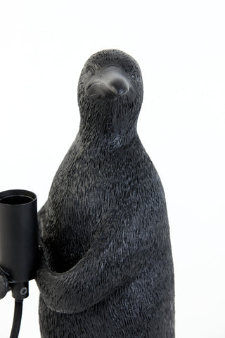 Table lamp Penguin - Black - 16x13x34cm