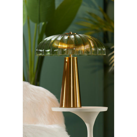 Table lamp Fungo - Green/Gold - Ø50cm - 2L