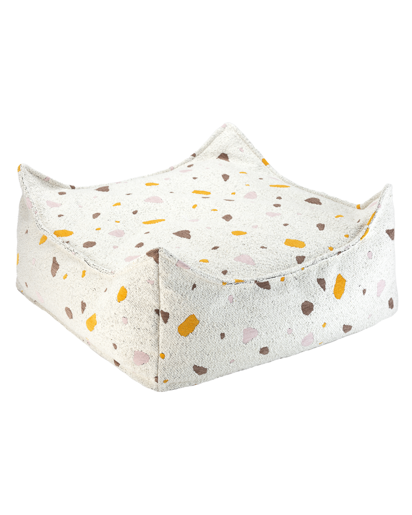 Terrazzo Marmor Square Ottoman