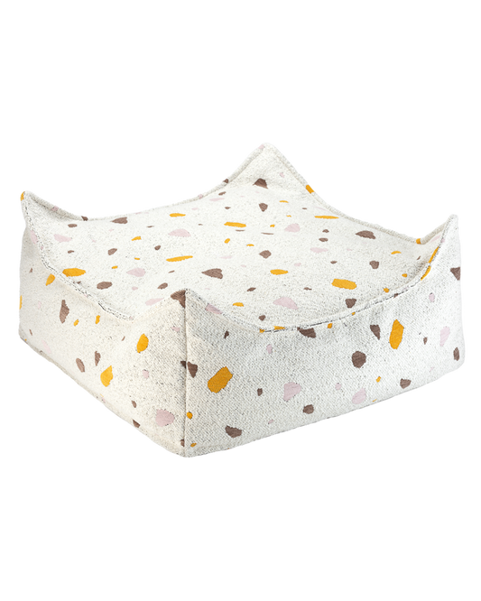 Terrazzo Marmor Square Ottoman