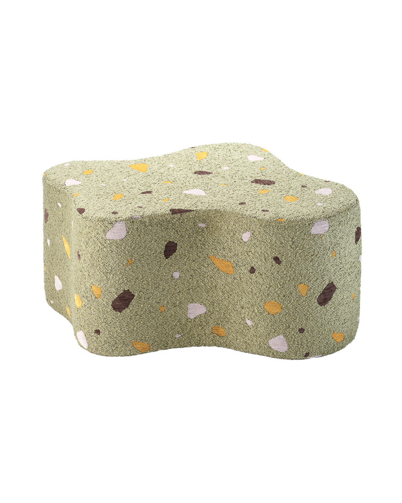 Terrazzo Moss Cloud Pouffe
