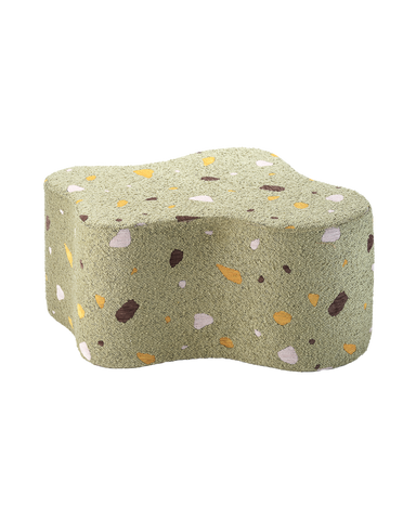 Terrazzo Moss Cloud Pouffe
