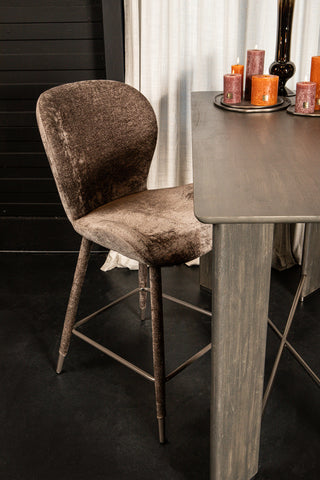 Thor Mocca Bar Chair Aphrodite 7 kain kaki