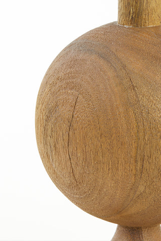 Lamp base Ø18x38 cm TOMASSO wood matte brown