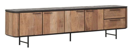 Mueble de televisión Soho grande, 4 puertas, 2 cajones