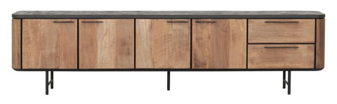 Mueble de televisión Soho grande, 4 puertas, 2 cajones