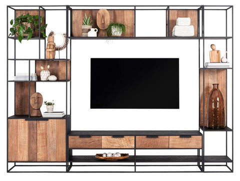 Rack de colgar elemento de pared de TV Cosmo