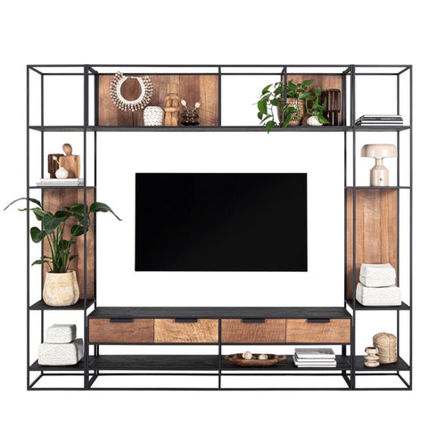 Rack de colgar elemento de pared de TV Cosmo