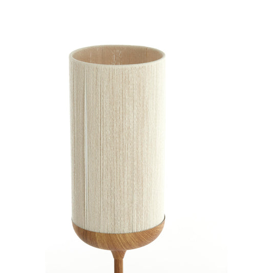 Floor lamp Dania - Cream/Natural - Ø23x159cm