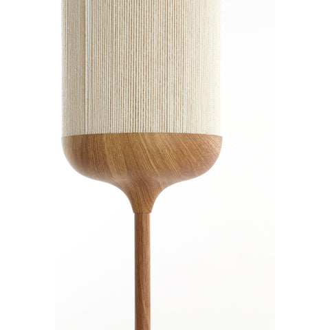Floor lamp Dania - Cream/Natural - Ø23x159cm