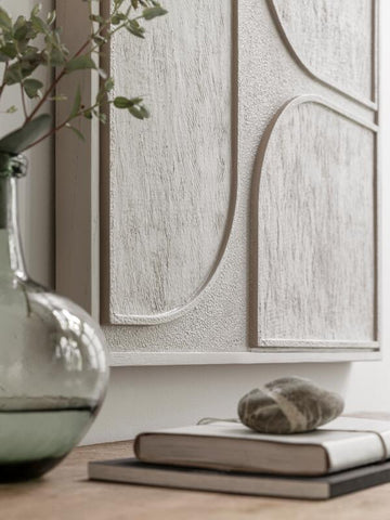 Panneau mural Lorcan Crème grand