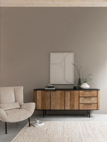 Painel de parede Lorcan Creme pequeno