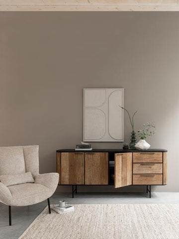 Painel de parede Lorcan Creme pequeno
