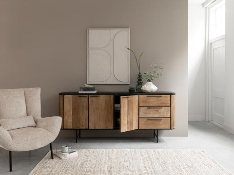 Painel de parede Lorcan Creme pequeno