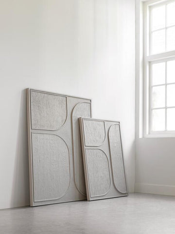 Painel de parede Lorcan Creme pequeno