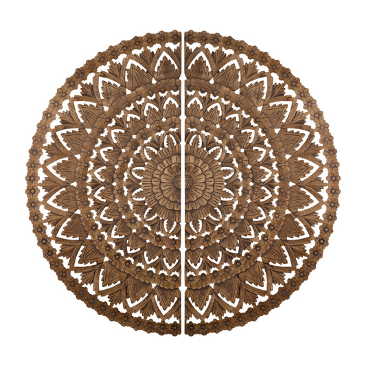 Willian Brown MDF round wallpanel in 2 halfs