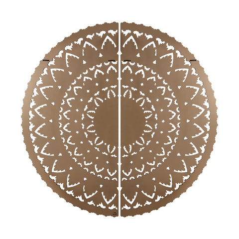 Willian Brown MDF round wallpanel in 2 halfs
