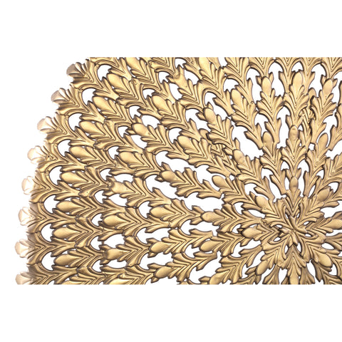 Xavery Bronze round iron wall panel carved look L translates to "Xavery Bronze round iron wall panel carved look L" in Only.