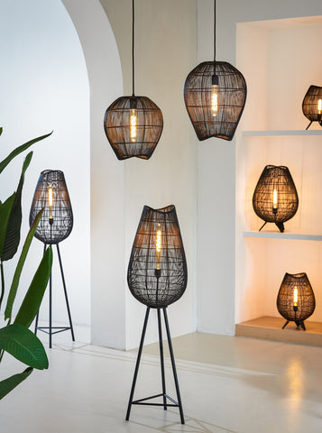 Table lamp Yumi - Black - Ø28cm