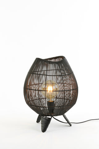 Table lamp Yumi - Black - Ø28cm