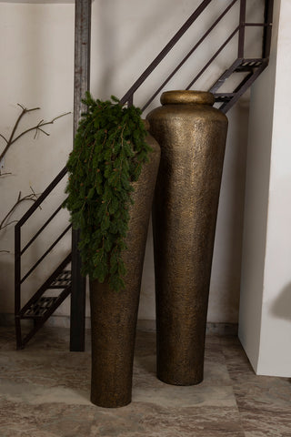 PTMD Zavir Gold - Grote Gouden Plantenpot 173cm Aluminium