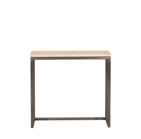 Zoah Black Travertine rectangle sidetable SV3
