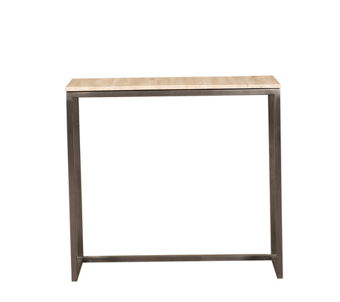 Zoah Black Travertine rectangle sidetable SV3