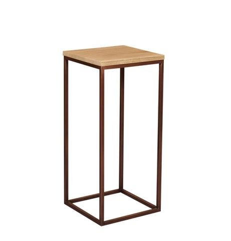 Zoah Copper mango wood square sidetable SV3