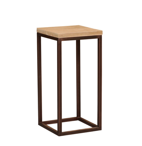 Zoah Copper mango wood square sidetable SV3