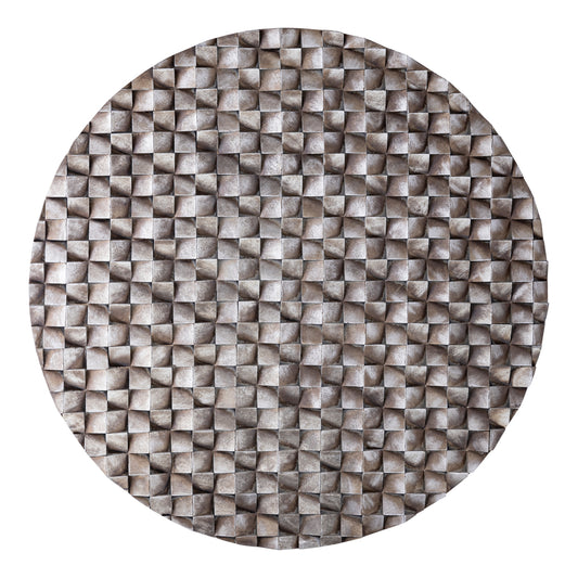 Zoaya Bronze mdf древесная стеновая панель 3D кубики круглые L