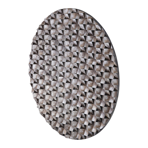 Zoaya Bronze mdf древесная стеновая панель 3D кубики круглые L