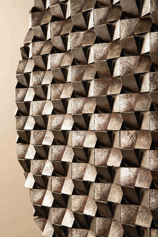 Zoaya Bronze mdf деревянная стеновая панель 3D кубики круглые S.